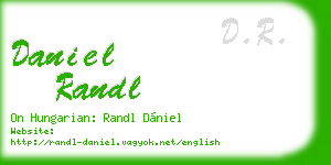 daniel randl business card